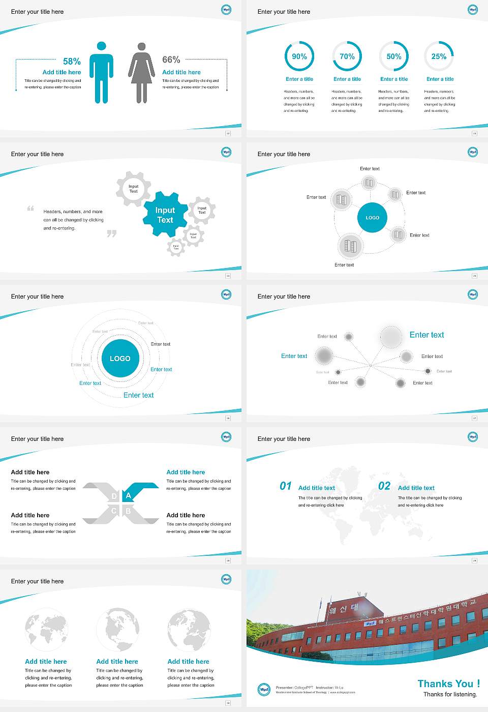 Westminster Graduate School of Theology Course/Courseware Creation PPT Template16:9 ratio PPT effect preview image4