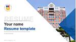 Kyungsung University CV Modèle PPT