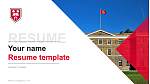 University of Leicester Resume PPT Template