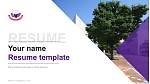Ehime Prefectural University of Health Sciences Resume PPT Template