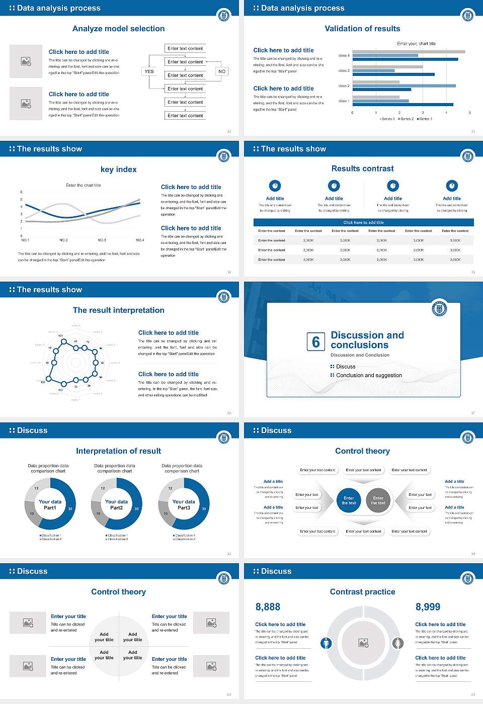 Seoyeong University Graduation Thesis Defense PPT Template16:9 ratio PPT effect preview image5