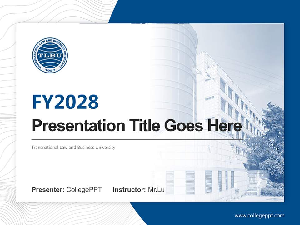 Transnational Law and Business University Academic Presentation/Research Findings Report PPT Template4:3 ratio PPT effect preview image5