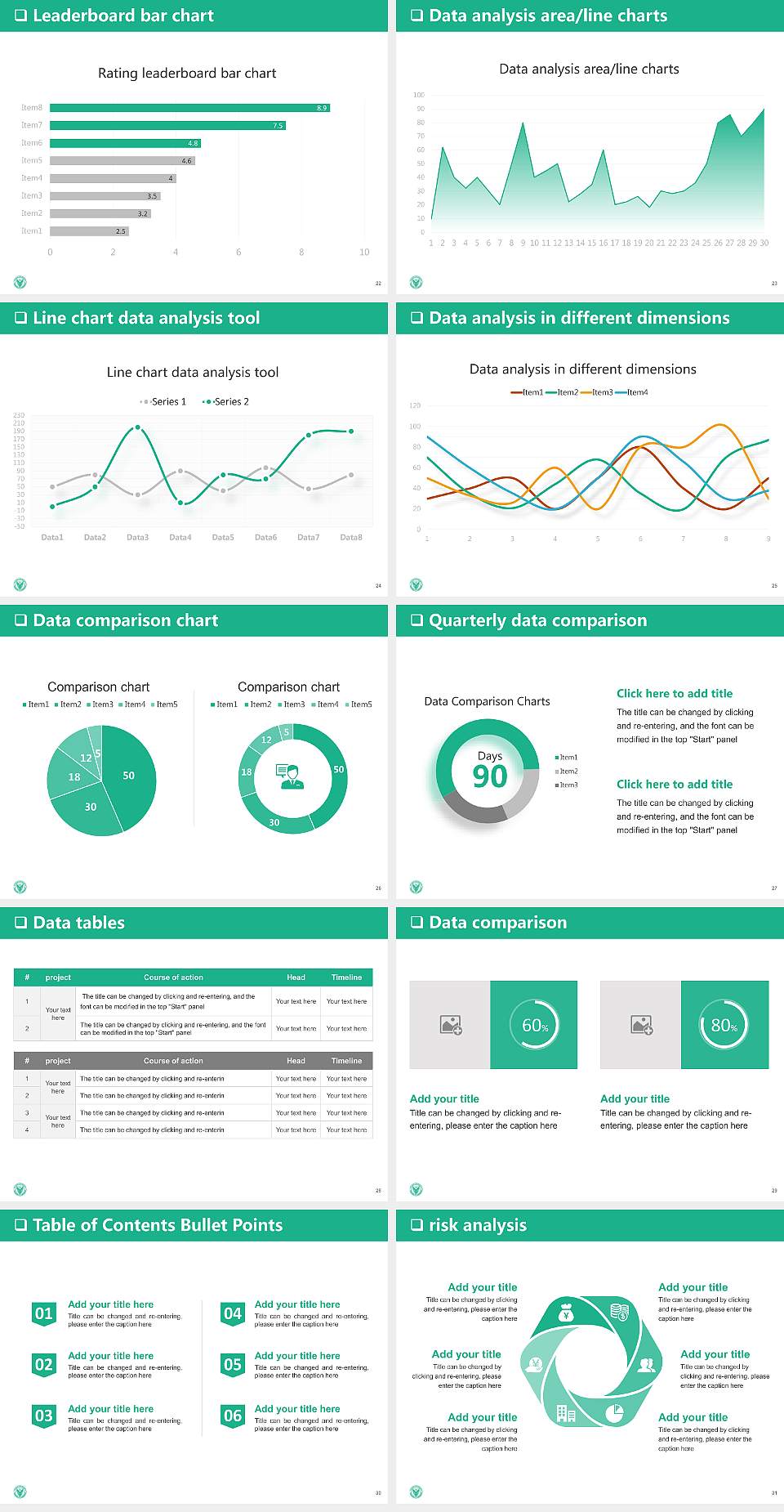 Yuhan College General Purpose PPT Template4:3 ratio PPT effect preview image4