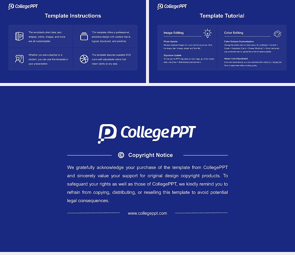 Tongwon University Academic Presentation/Research Findings Report PPT Template16:9 ratio PPT effect preview image5