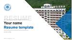 Kyungmin College CV Modèle PPT