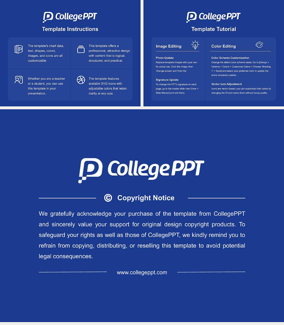 Shingu College Course/Courseware Creation PPT Template4:3 ratio PPT effect preview image5