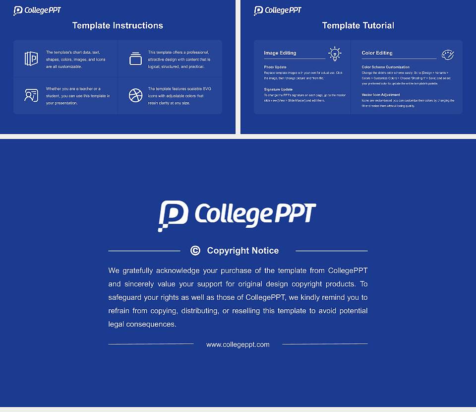 Shingu College Course/Courseware Creation PPT Template16:9 ratio PPT effect preview image5