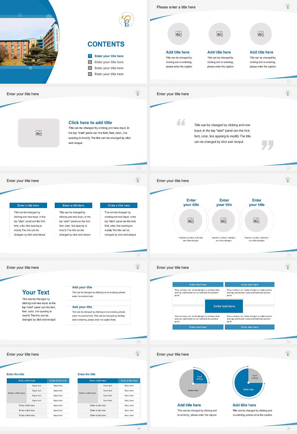 Korea Polytechnic V Gimje Course/Courseware Creation PPT Template16:9 ratio PPT effect preview image2