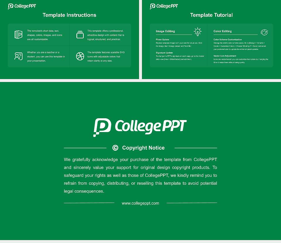 Seoul Cyber University Course/Courseware Creation PPT Template16:9 ratio PPT effect preview image5