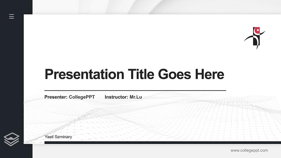 Yaeil Seminary Thesis Proposal/Graduation Defense PPT Template16:9 ratio PPT effect preview image