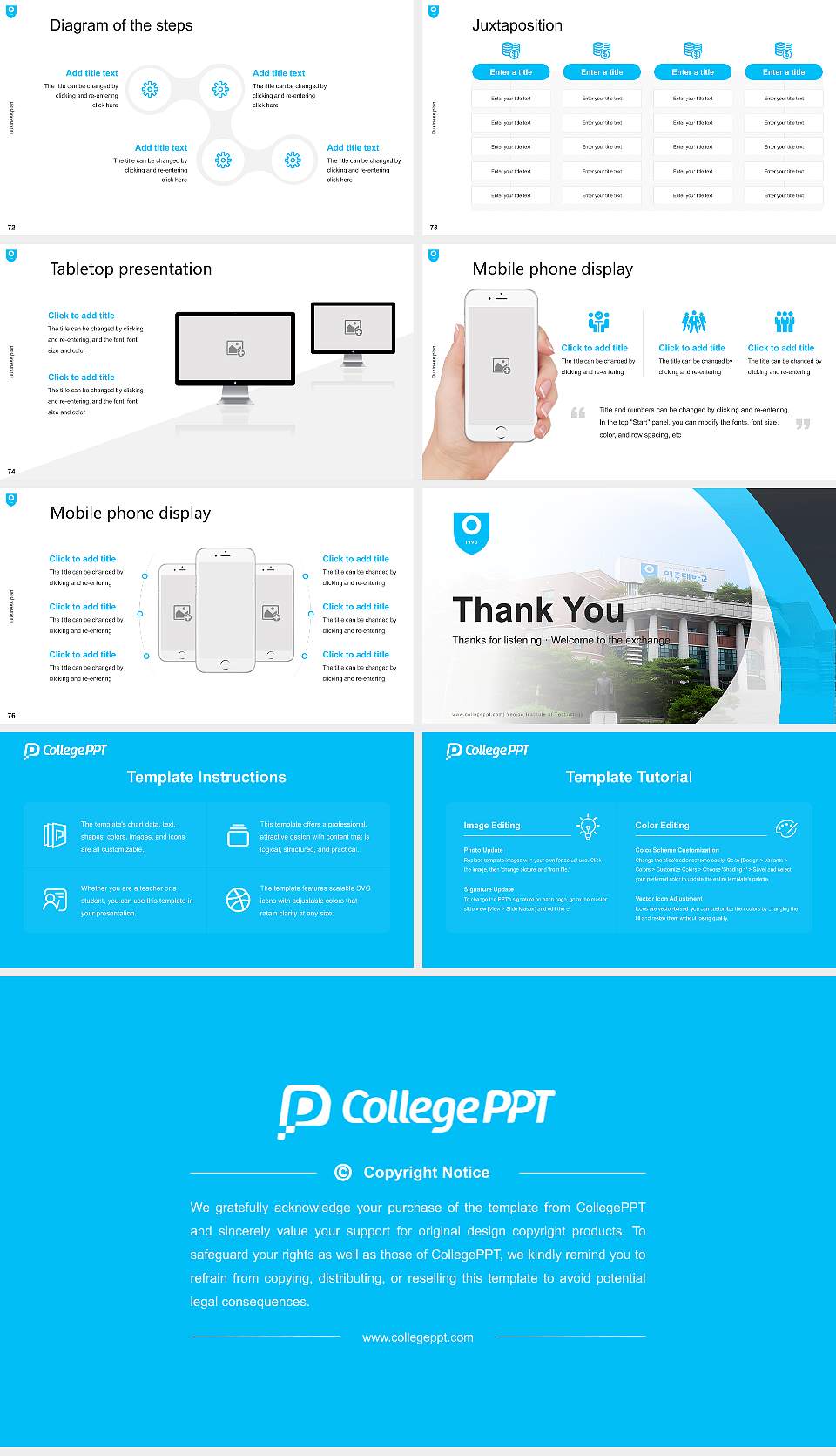 Yeojoo Institute of Technology Competition/Entrepreneurship Contest PPT Template16:9 ratio PPT effect preview image9