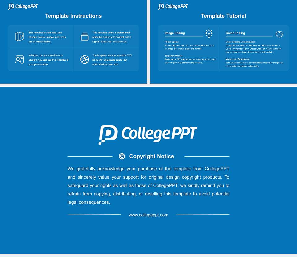 Seongnam Polytechnic College Course/Courseware Creation PPT Template16:9 ratio PPT effect preview image5
