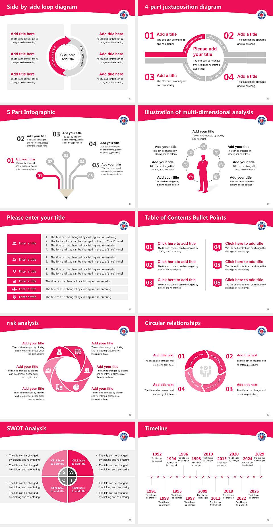 Luther University Academic Presentation/Research Findings Report PPT Template4:3 ratio PPT effect preview image3