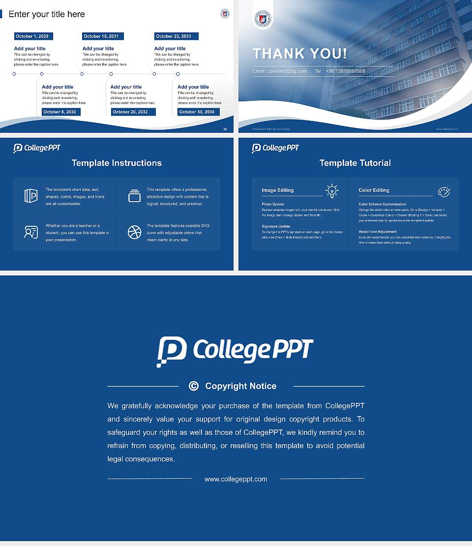 Wonkwang Health Science College Lecture Sharing and Networking Event PPT Template16:9 ratio PPT effect preview image4