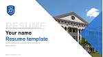 Nambu University Resume PPT Template