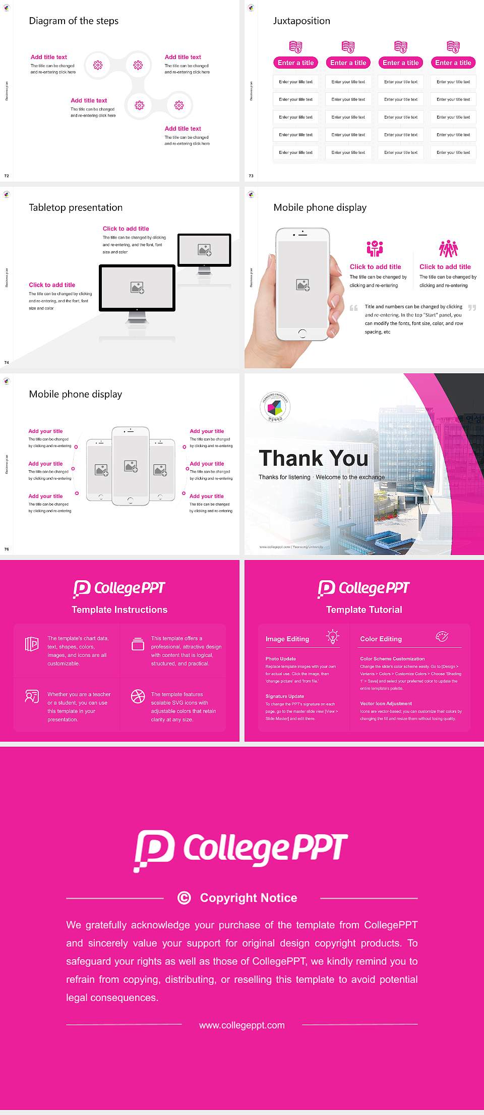 Yeonsung University Competition/Entrepreneurship Contest PPT Template4:3 ratio PPT effect preview image9