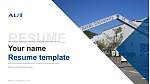 Aichi University of Technology CV PPT-sjabloon