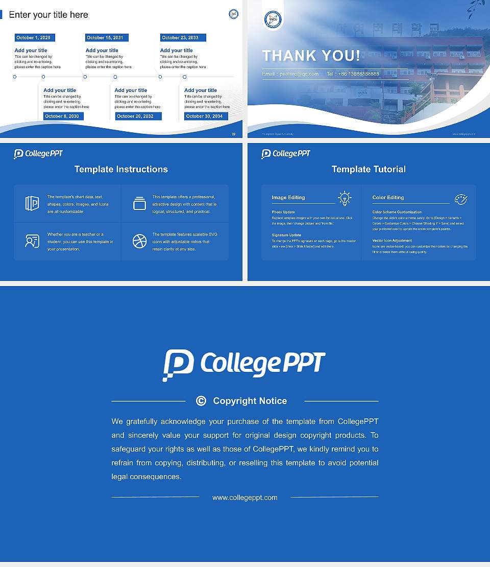 Youngnam Cyber University Lecture Sharing and Networking Event PPT Template16:9 ratio PPT effect preview image4