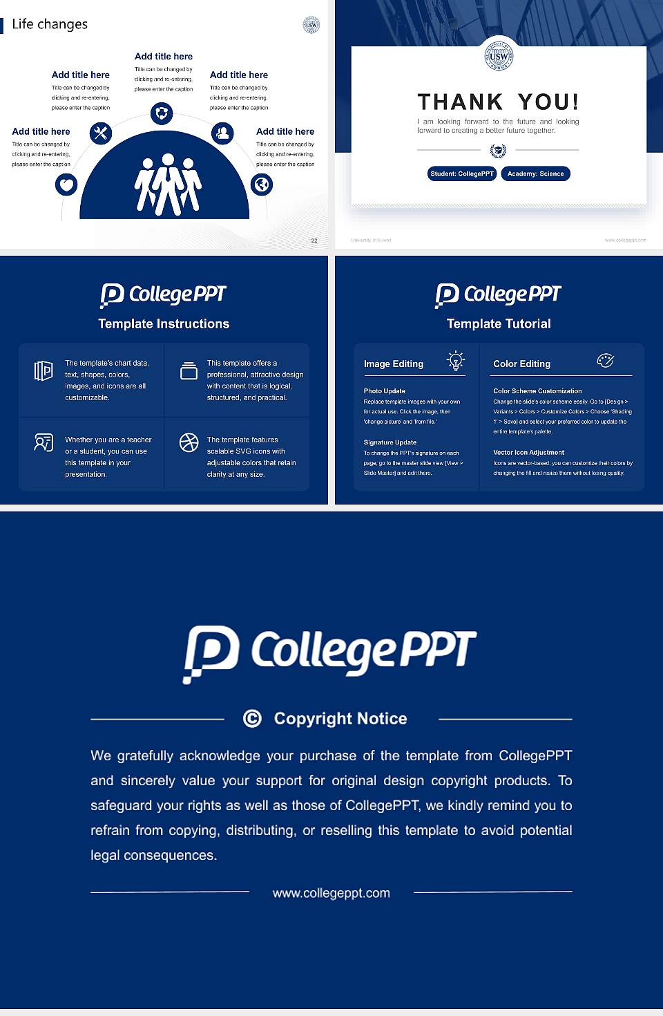 University of Suwon National Scholarship Defense PPT Template4:3 ratio PPT effect preview image4