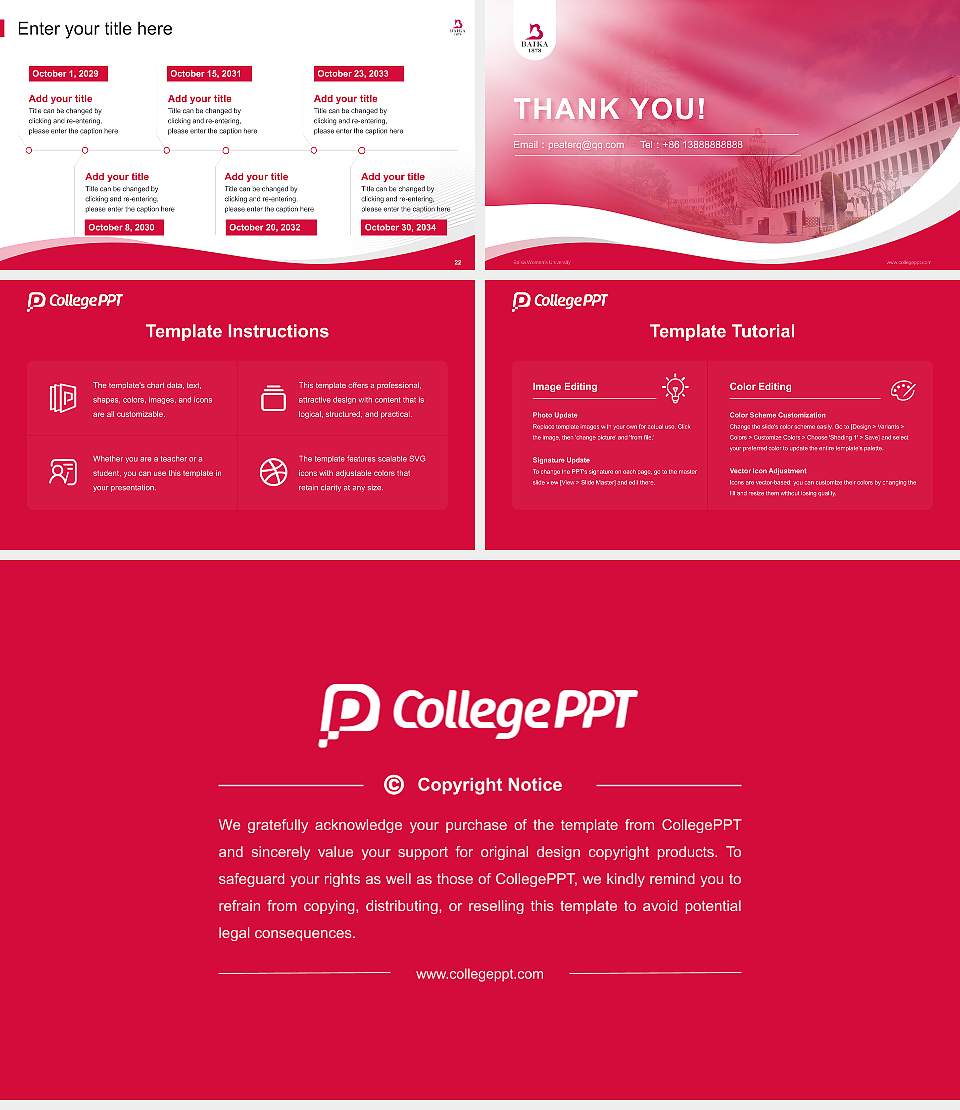 Baika Women’s University Lecture Sharing and Networking Event PPT Template16:9 ratio PPT effect preview image4