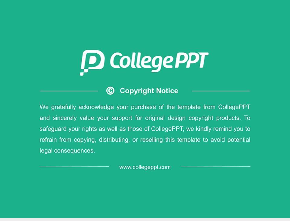 Yuhan College Thesis Proposal/Graduation Defense PPT Template4:3 ratio PPT effect preview image5