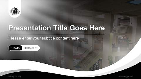 Ashikaga University Lecture Sharing and Networking Event PPT Template