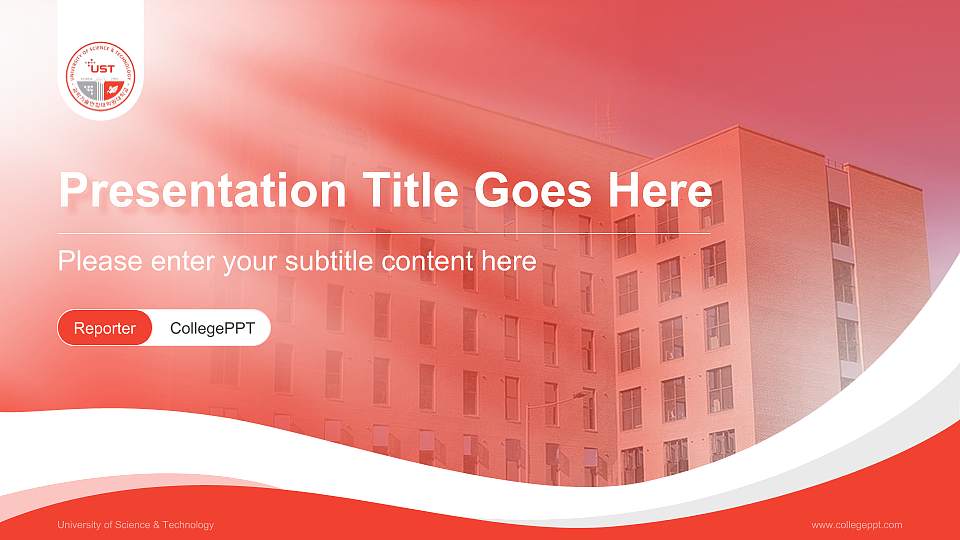 University of Science & Technology Lecture Sharing and Networking Event PPT Template16:9 ratio PPT effect preview image