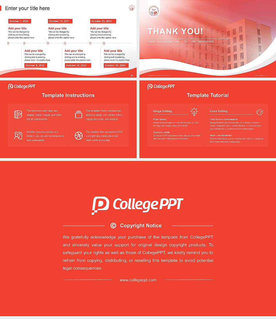 University of Science & Technology Lecture Sharing and Networking Event PPT Template16:9 ratio PPT effect preview image4