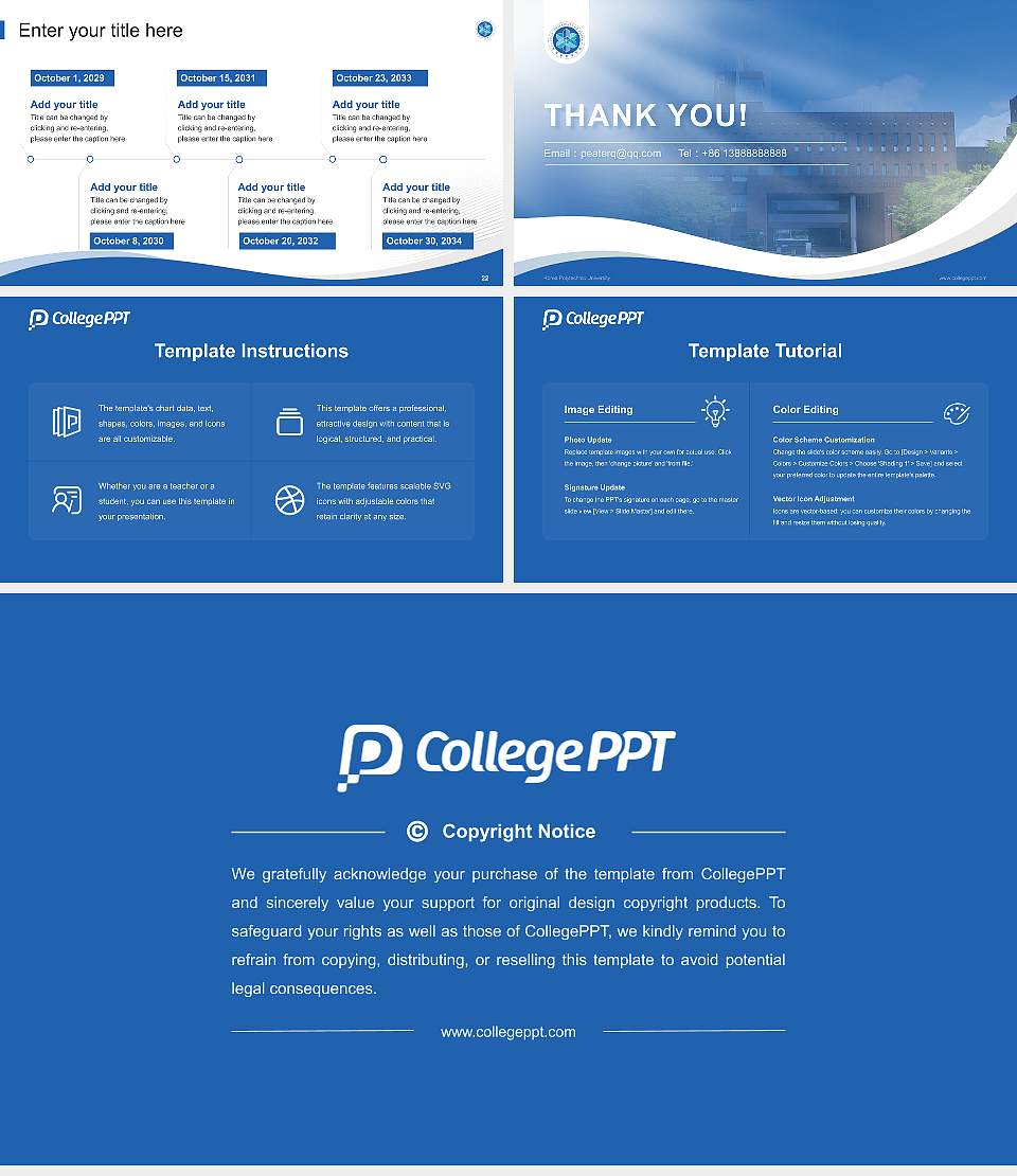 Korea Polytechnic University Lecture Sharing and Networking Event PPT Template16:9 ratio PPT effect preview image4