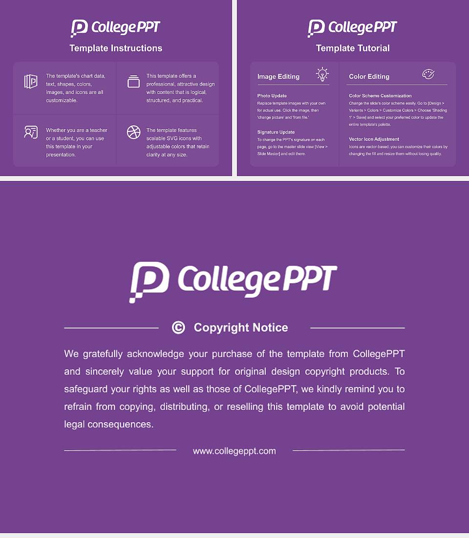 Taekyeung University Course/Courseware Creation PPT Template4:3 ratio PPT effect preview image5