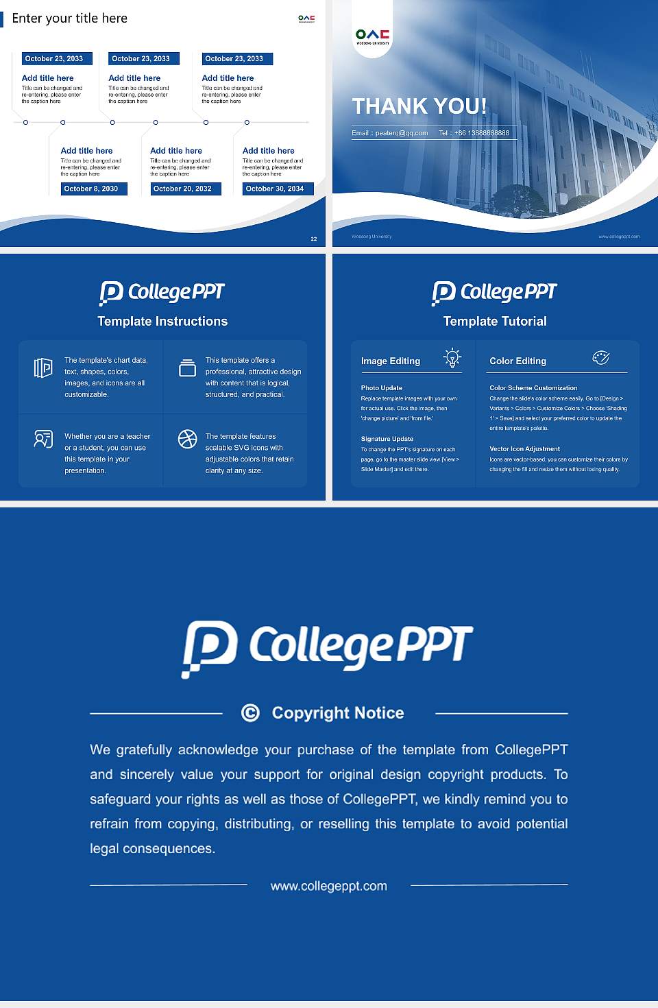 Woosong University Lecture Sharing and Networking Event PPT Template4:3 ratio PPT effect preview image4