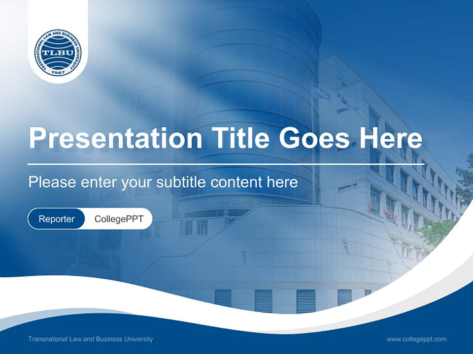 Transnational Law and Business University Lecture Sharing and Networking Event PPT Template4:3 ratio PPT effect preview image4
