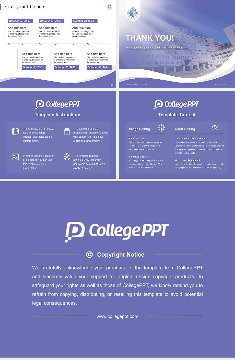 Sungshin Women’s University Lecture Sharing and Networking Event PPT Template4:3 ratio PPT effect preview image4