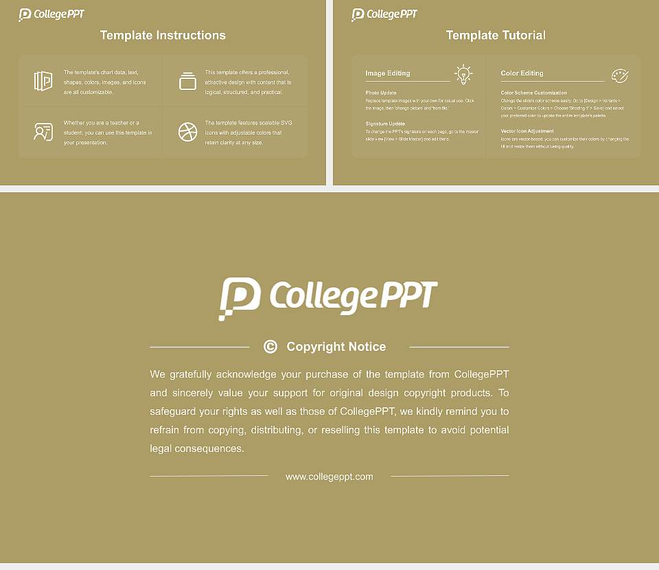Silla University Course/Courseware Creation PPT Template16:9 ratio PPT effect preview image5