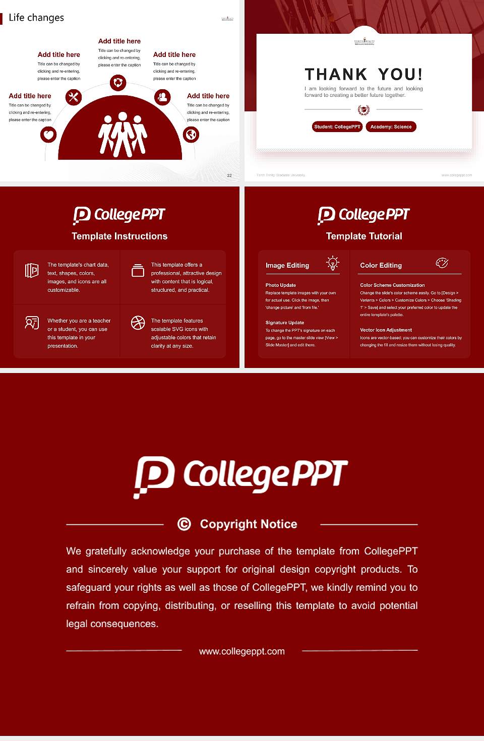 Torch Trinity Graduate University National Scholarship Defense PPT Template4:3 ratio PPT effect preview image4