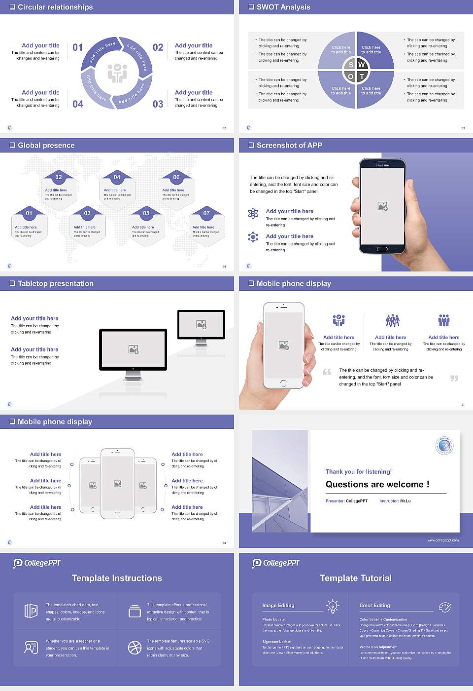 Sungshin Women’s University General Purpose PPT Template16:9 ratio PPT effect preview image5