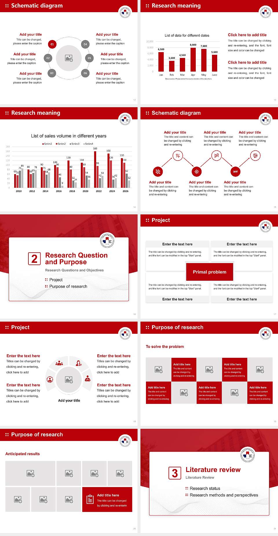 Seoul National University of Science and Technology Graduation Thesis Defense PPT Template4:3 ratio PPT effect preview image3