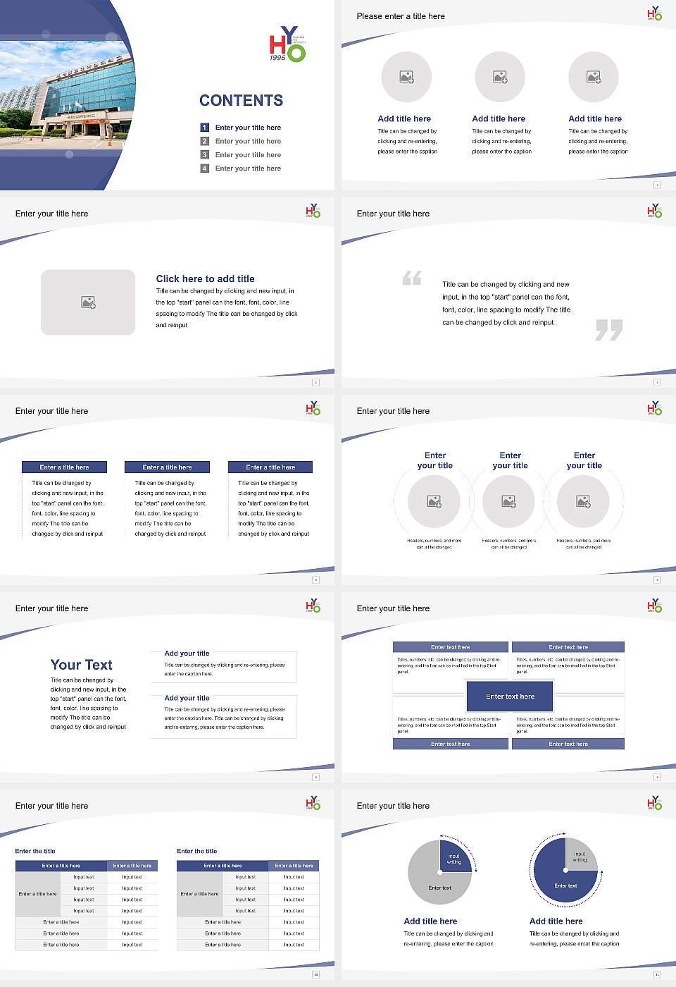Sungsan Hyodo Graduate School Course/Courseware Creation PPT Template16:9 ratio PPT effect preview image2