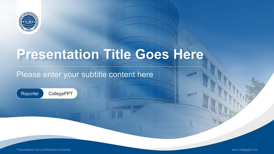 Transnational Law and Business University Lecture Sharing and Networking Event PPT Template16:9 ratio PPT effect preview image