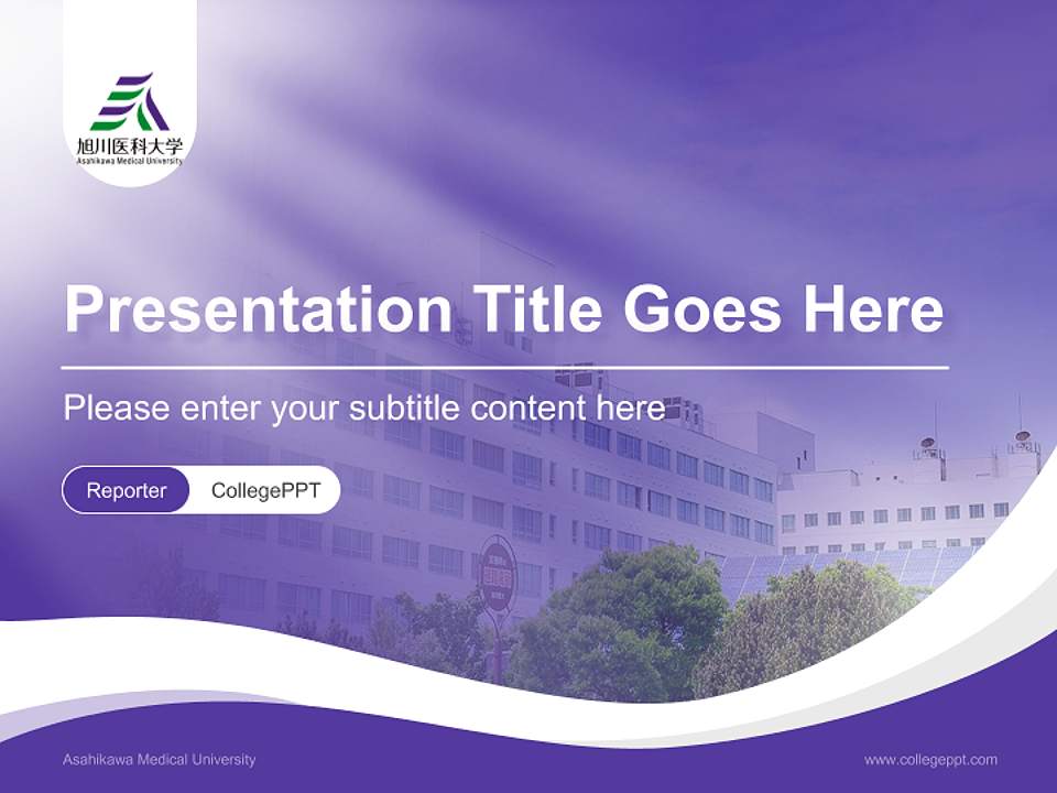 Asahikawa Medical University Lecture Sharing and Networking Event PPT Template4:3 ratio PPT effect preview image4