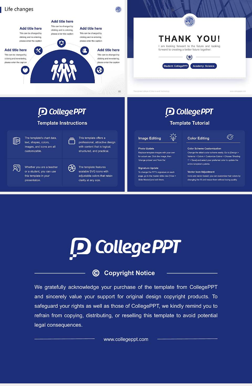 Yeungnam College of Science and Technology National Scholarship Defense PPT Template4:3 ratio PPT effect preview image4