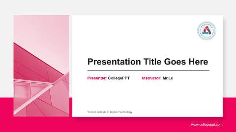 Yonam Institute of Digital Technology General Purpose PPT Template