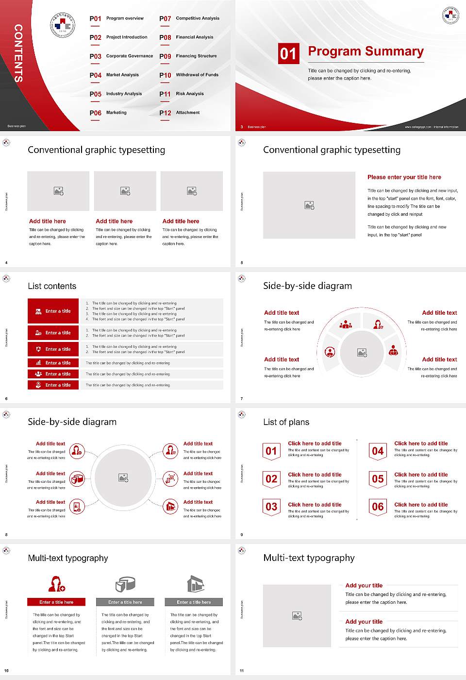 Seoul National University of Science and Technology Competition/Entrepreneurship Contest PPT Template16:9 ratio PPT effect preview image2