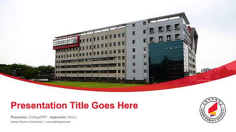 Suwon Women’s University Course/Courseware Creation PPT Template