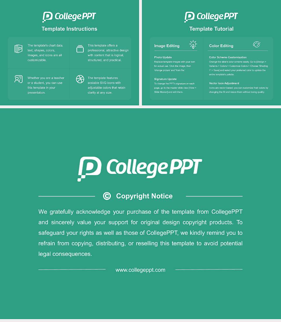 Aoyama Gakuin University Course/Courseware Creation PPT Template4:3 ratio PPT effect preview image5