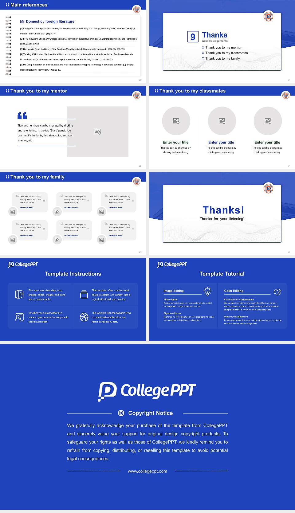 Sorabol University Graduation Thesis Defense PPT Template16:9 ratio PPT effect preview image7