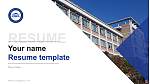 Shingu College Resume PPT Template