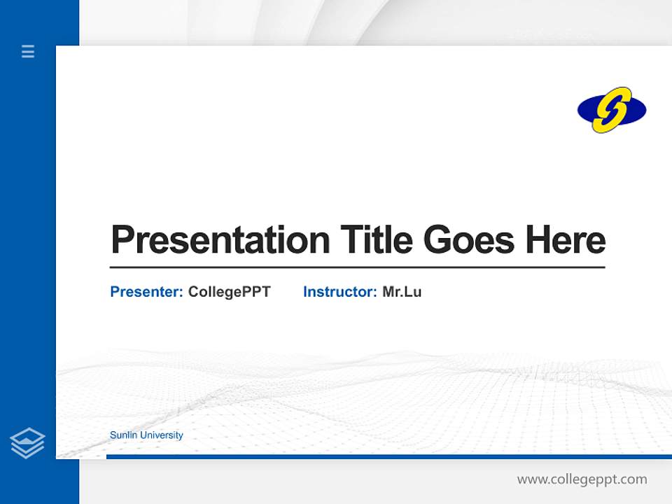 Sunlin University Thesis Proposal/Graduation Defense PPT Template4:3 ratio PPT effect preview image5