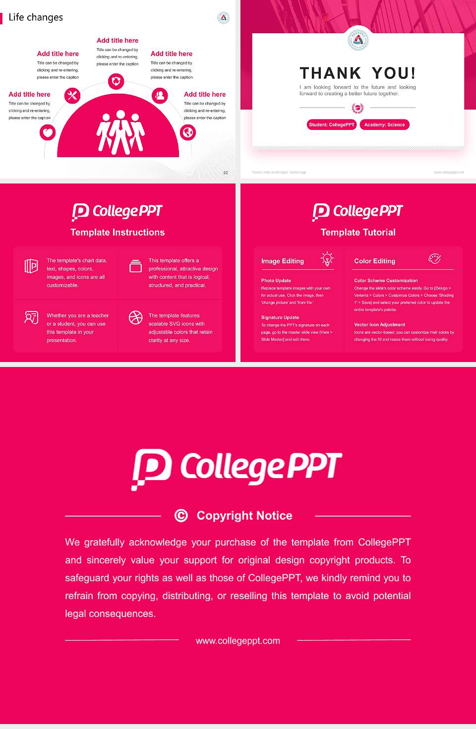 Yonam Institute of Digital Technology National Scholarship Defense PPT Template4:3 ratio PPT effect preview image4