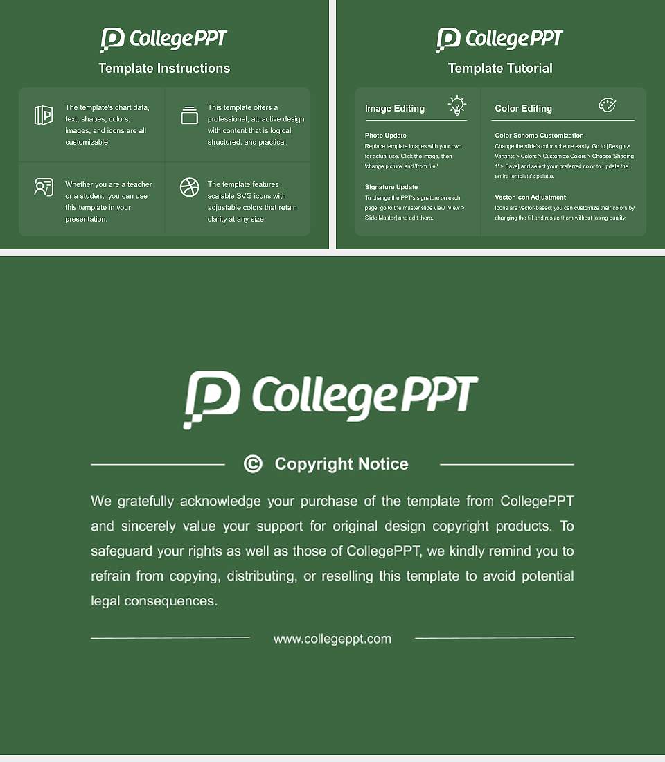 Tongmyong University Course/Courseware Creation PPT Template4:3 ratio PPT effect preview image5